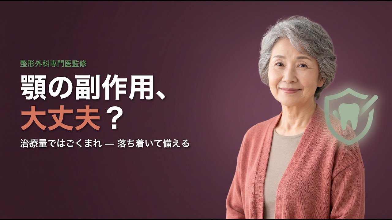 骨粗鬆症の薬で顎骨壊死がこわい方へ 正しい知識